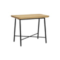 **Eettafel met Houten Blad en Stalen Onderstel**
